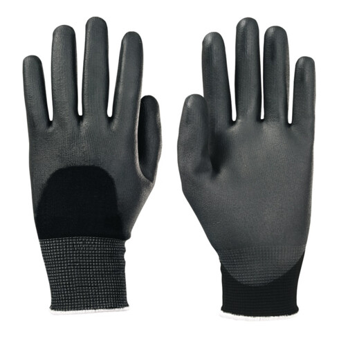 Gants Camapur Comfort 626 taille 6 noir tricot polyamide avec polyuréthane EN 38