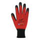 Asatex Condor-T gants tricotés fins avec enduction de micro mousse nitrile noir/rouge-1