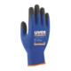 Gants d'assemblage uvex athletic lite, paume et bouts des doigts avec revêtement en mousse micro NBR, taille 9