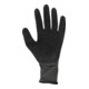Gants de montage Flex Grip STIER avec revêtement en latex naturel, gris/noirs, taille 9-3