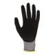 Gants de montage STIER Flex Ultra avec revêtement en nitrile, gris/noirs, taille 9-3