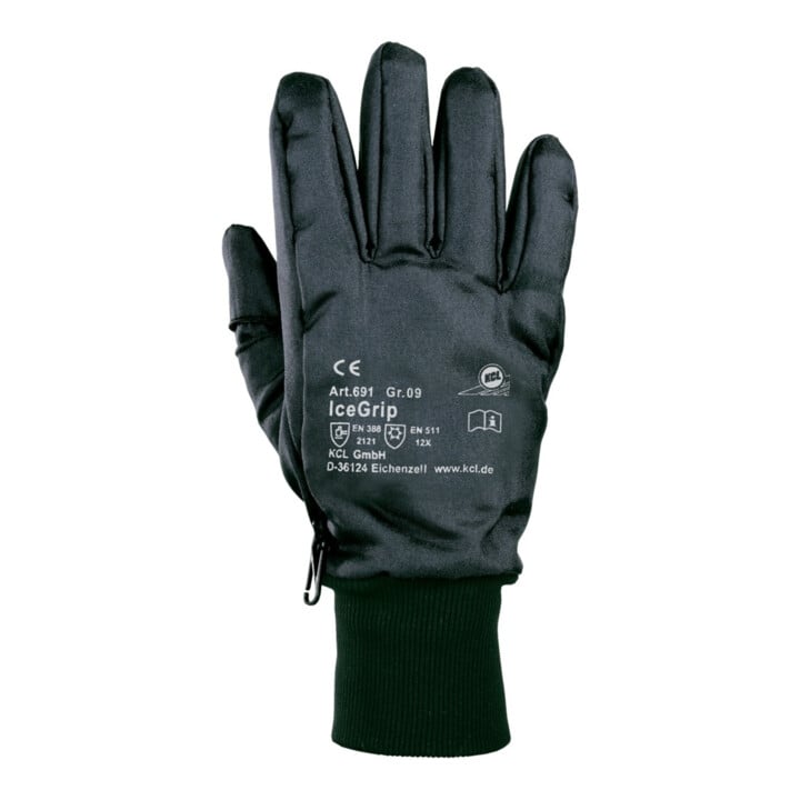 Gants de protection contre le froid Ice-Grip 691 T. 8 bleu nylon avec profilé PV