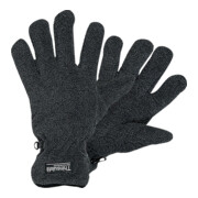 Gants en laine polaire Polaire imperméable avec Thinsulate noir/gris