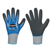 Gants de protection contre les coupures Delano taille 8 bleu foncé/noir HDPE/PA/