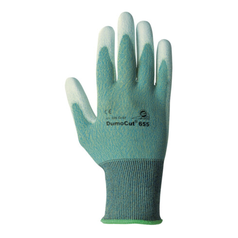 Gants KCL DumoCut 655 DumoCut 655 vert/bleu/blanc enduction PU palmaire