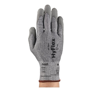 Gants de protection contre les coupures HyFlex 11-727 T. 9 gris nylon/lycra/HPPE