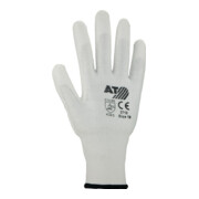 Asatex gants de protection contre les coupures partie en PU blanc enduit avec protection contre les coupures niveau 3-1