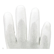 Gants de protection contre les coupures T. 6 blanc HDPE avec polyuréthane EN 388-4