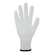 Gants de protection contre les coupures T. 6 blanc HDPE avec polyuréthane EN 388-5