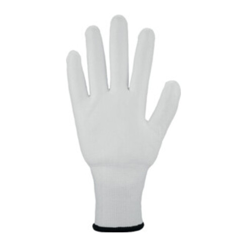Gants de protection contre les coupures T. 7 blanc HDPE avec polyuréthane EN 388