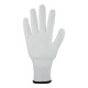 Asatex gants de protection contre les coupures partie en PU blanc enduit avec protection contre les coupures niveau 3-4