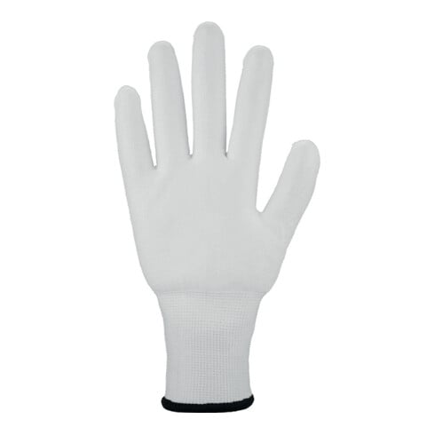 Asatex gants de protection contre les coupures partie en PU blanc enduit avec protection contre les coupures niveau 3