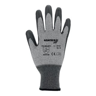 Gants résistants aux coupures Taeki5 gris avec revêtement PU EN388