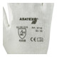 Gants de protection contre les coupures taille 11 blanc HDPE avec polyuréthane E-4