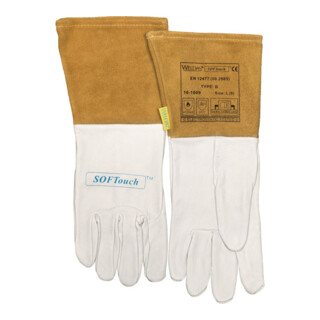 Gants de soudure Weldas taille XXL (10,5) naturel/orangeEN 388,EN 12477,EN 1149-2 10 PA