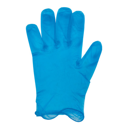KS Tools gants jetables en vinyle avec revêtement en poudre, paquet de 100