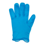 KS Tools gants jetables en vinyle avec revêtement en poudre, paquet de 100