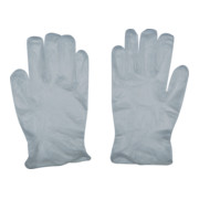 KS Tools Gants jetables en vinyle sans revêtement en poudre, paquet de 100