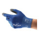 Gants Ansell HyFlex 11-618 bleu/noir nylon avec polyuréthane EN 388 cat. II-1