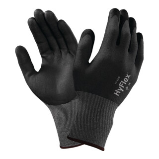 Ansell gants HyFlex 11-840 nylon avec mousse nitrile noir