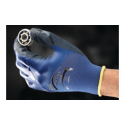 Gants HyFlex 11-925 taille 11 bleu Spandex / tissu de nylon avec nitrile EN 388