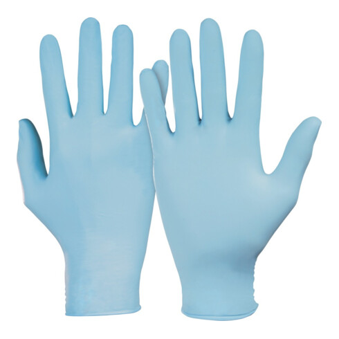Gants jetables en nitrile KCL Dermatril 740 bleu 100 pièces par boîte