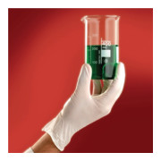 Gants jetables DuraTouch 34-755 T. 9-9 1/2 transparent vinyle EN 374 cat. III AN-1