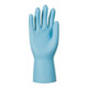 Gants jetables Honeywell Dermatril P 743 bleu nitrile-1