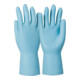 Gants jetables Honeywell Dermatril P 743 bleu nitrile-5
