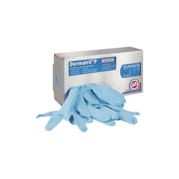KCL Gants nitrile Dermatril P 743 bleu KCL Cat. III EN374