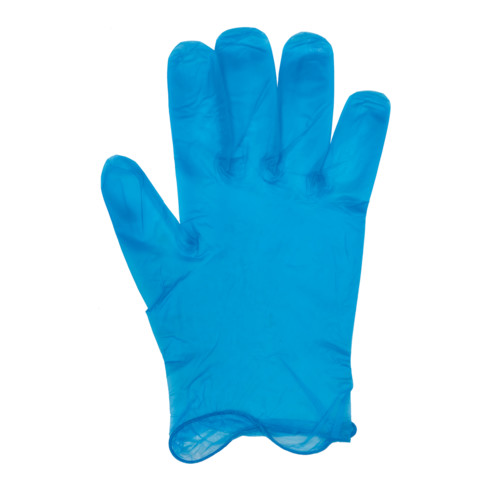 KS Tools gants jetables en vinyle avec revêtement en poudre, paquet de 100