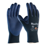 Gants MaxiFlex Elite 34-274 taille 11 bleu/bleu nylon avec nitrile microporeux E-1