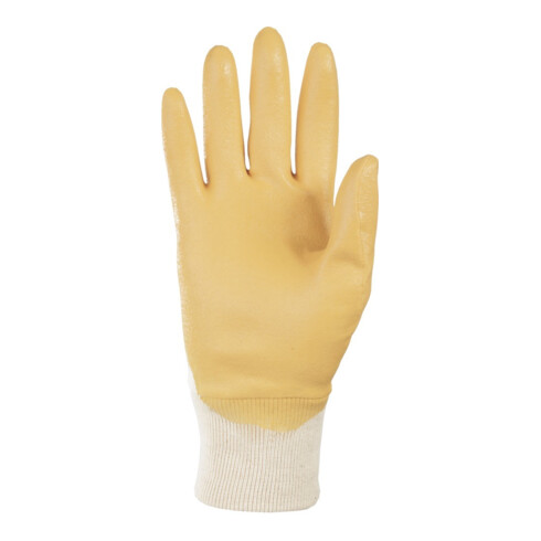 Gants KCL mousson 105 nitrile avec manchette tricotée curry