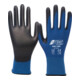 Gants Nitras Peau bleu/noir Nyl.m.PU FR 388 Cat.II-1