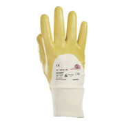 Gants KCL Sahara 100 nitrile avec manchette tricotée jaune