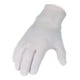 Gants T. 10 blanc naturel jersey de coton cat. I AT-1