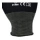 Gants T. 7 noir polyamide avec polyuréthane souple EN 388 cat. II AT