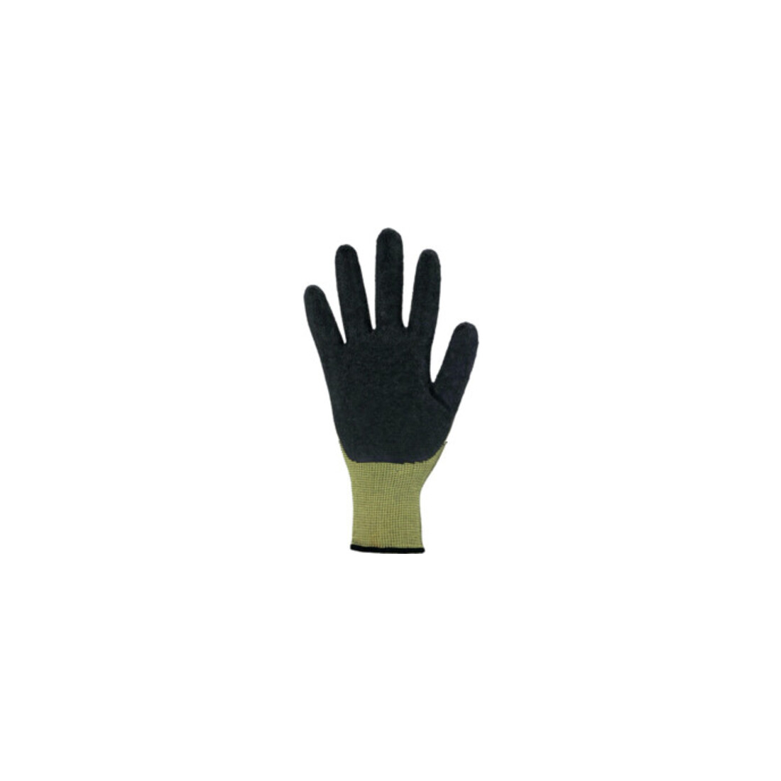 Gants T. 8 jaune/noir nylon avec latex naturel EN 388 cat. II