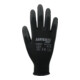 Asatex Nordwest gants en nylon tricoté fin avec ceinture tricotée noir-1