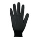 Asatex Nordwest gants en nylon tricoté fin avec ceinture tricotée noir-4