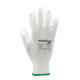 Gants Asatex en nylon tricoté fin avec ceinture tricotée blanc-1