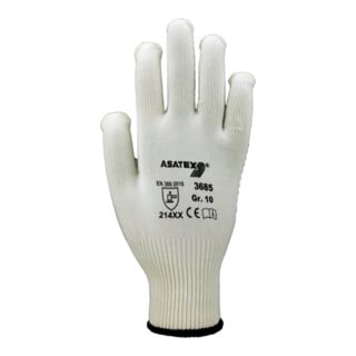 Gants T. 9 rouge CO (int.)/PA (ext.) EN 388 cat. II ASATEX