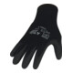 Gants taille 9 pièce PU enduit noir sur carte SB-1