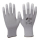 Gants taille L (8) gris/blanc nylon-carbone avec polyuréthane EN 388, EN 16350 c-1