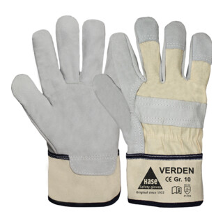 Gants de sécurité Hase cuir fendu de vachette Verden