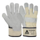 Gants de sécurité Hase cuir fendu de vachette Verden-1