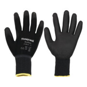 Gants Honeywell Workeasy avec revêtement PU noir-1