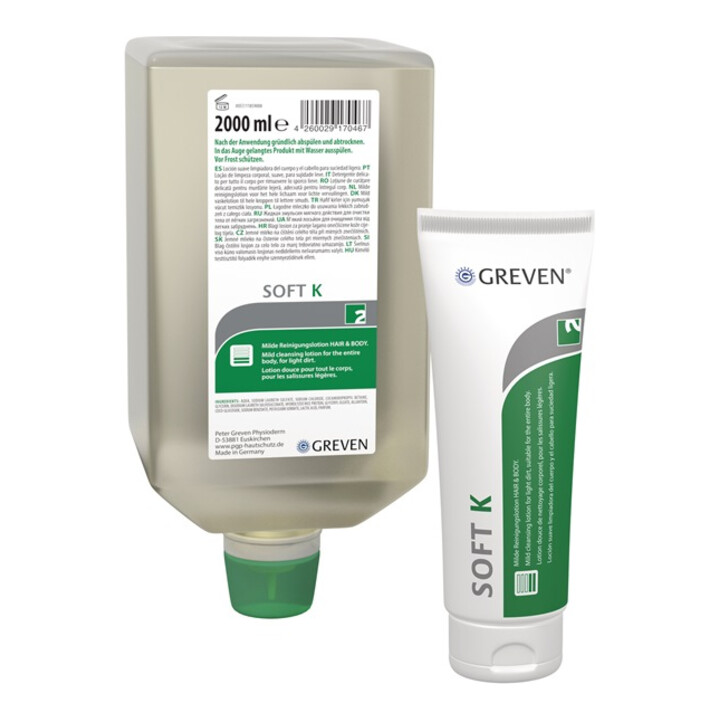 Ganzkörperreinigungslotion GREVEN® SOFT K 2l Varioflasche