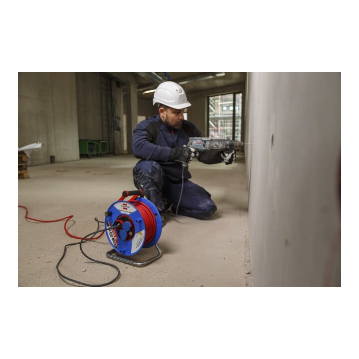 Garant Bretec IP44 kabelhaspel 40m H07RN-F 3G1.5 voor beroepsmatig gebruik/bouwplaats