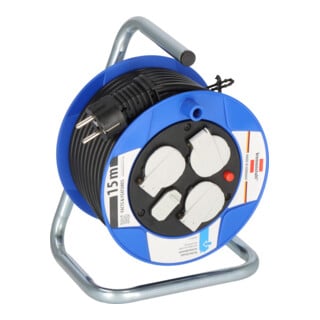 Garant Compacte Kabelhaspel met USB-laadfunctie 15m H05VV-F3G1.5